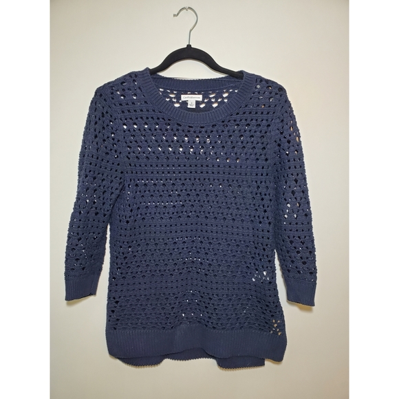 Croft & Barrow | Dark Blue Knitted Sweater - Picture 1 of 3